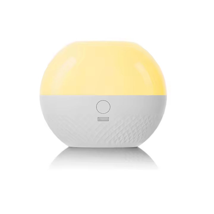 Lampara de Luz Nocturna LED Fitop para Niños, Lámpara con Protección Ocular, Control Táctil y Switch, Luz Regulable Cálida+RGB, Recargable por Tipo C, Perfecta para Bebés y como Regalo para Acompañar en la Noche - 1