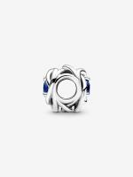 Pandora - Charm Círculo de Eternidad Azul de Septiembre - Plata de Lei - details 1