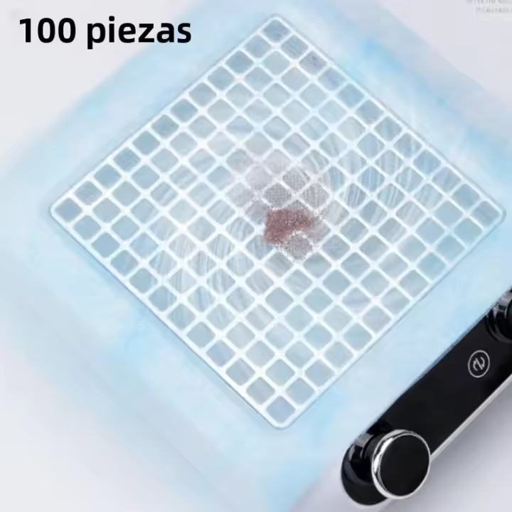 Filtro De Papel Para Limpiador De Uñas a Vacío 100/200/500pcs Anti-Polvo Para Máquina De Manicura Reemplazable Herramienta De Arte De Uñas - 1