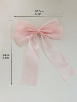 Pinza Para El Cabello De Organza Blanca Con Lazo Flotante Para Mujeres Y Niñas Material De Raya Accesorio De Cabello De Alta Calidad - details 21