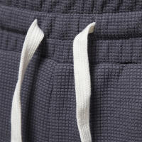 Novedad de verano, pantalones cortos de color liso, pantalones cortos deportivos y de ocio para hombre, pantalones cortos con lazo en la cintura elástica, ropa exterior de talla europea, pantalones de tres cuartos - details 6