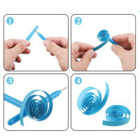 Kit De Herramientas Para Encogido De Papel Paper Quilling Con Pluma De Acero Inoxidable Y Plástico Para Artesanía DIY Proyectos De Tarjetas - details 9