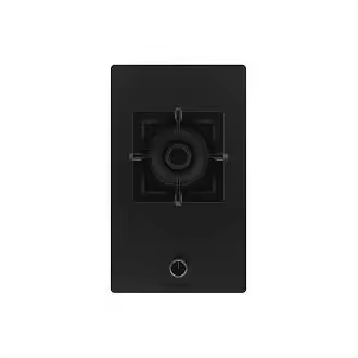Cecotec Bolero Squad G 1800S Eternal Nano Glass Placa de gas 1 fuego acabado en cristal negro mate parrilla individual de hierro fundido potencia de 5 6kW - 1