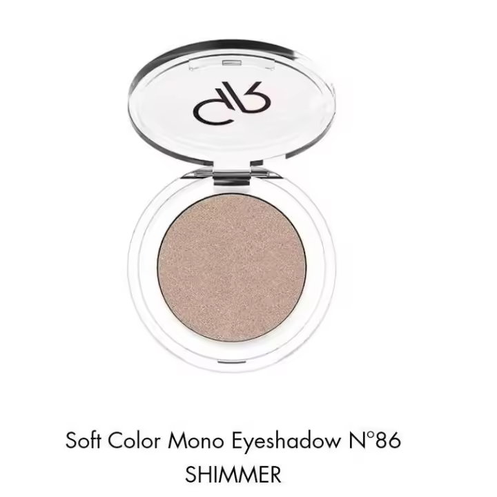 GOLDEN ROSE SOFT COLOR SHIMMER MONO EYESHADOW Nº 86 - 1