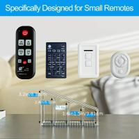 Porta Control Remoto De Plástico Transparente Con 4 Compartimentos Organizador De Escritorio Para Uso En Casa Y Oficina - details 4