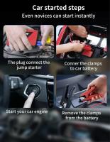 Arrancador de batería portátil para coche, cargador de emergencia de 1000 A, con iluminación LED, Admite vehículos de gasolina de 3,0 L - details 8
