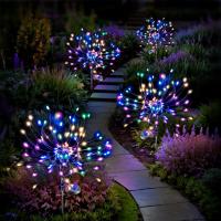 Luces De Jardín LED De Fuego Solar Para Exterior Iluminación De Camino Decoración De Fiesta Y Boda En Navidad - details 3