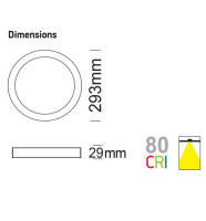 STARLED Plafón LED 18W RGB+CCT - Control Remoto - Chip Lumileds - details 1