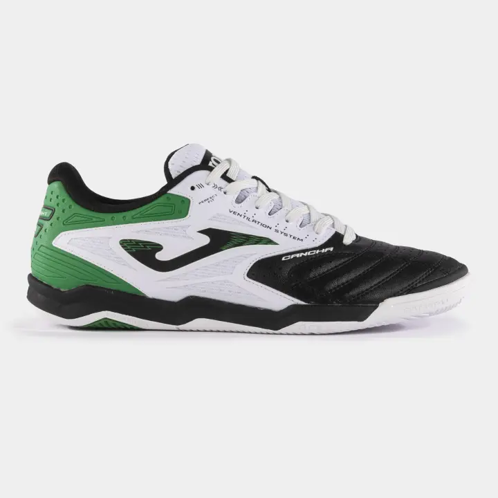 Zapatilla de Fútbol Sala Joma Cancha 2401 Black White - 1
