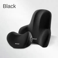 Almohada De Lumbar Para Coche Cojín De Cuello Fácil De Transportar Soporte De Espalda De TPU Espuma Memoria Material De Poliéster 100% - details 6