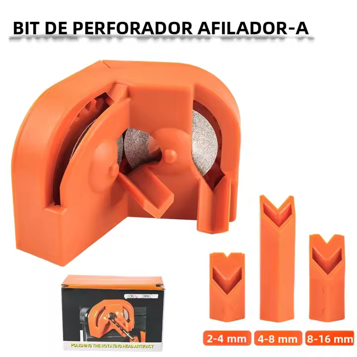 Afilador De Brocas Eléctrico 2-16mm Con Diamante Herramientas De Polvo Doble Cara Para Hogar Mini Grinder Sin Batería Certificación CE - 1