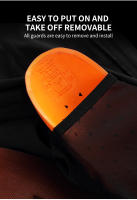 Protector De Rodilla Para Moto WOSAWE Inserción De Protección Moto Equipamiento Motocross Con Almohadillas De Espalda - details 6