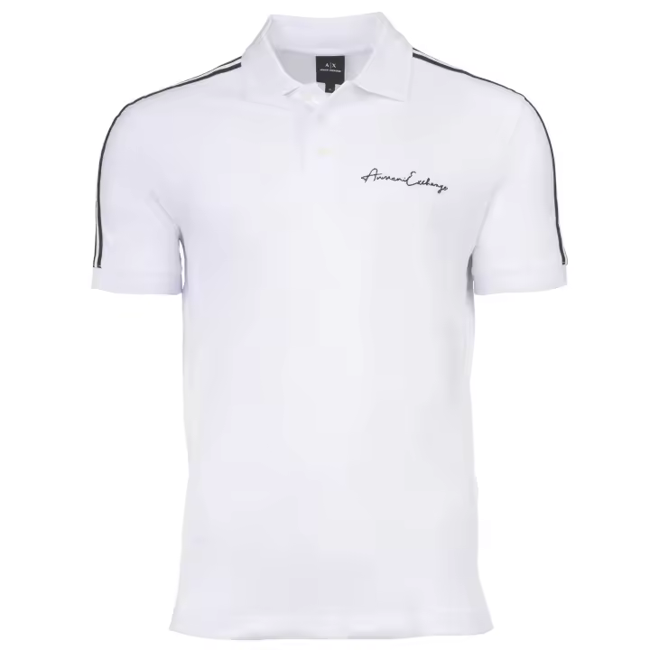 A|X ARMANI EXCHANGE polo hombre - Camiseta, logo, unicolor, algodón - 1