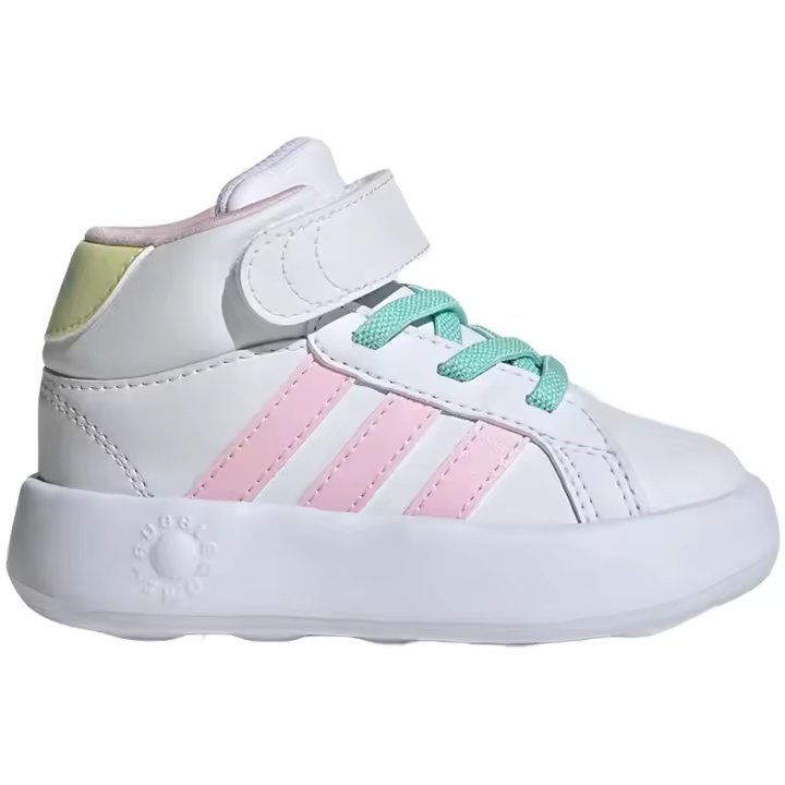 Zapatillas Adidas Grand Court Mid para bebe en color blanco - 1