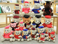 Oso De Peluche Doctor Graduado 18cm Juguete Divertido Para Decoración Del Hogar Regalo De Graduación Kawaii Para Adultos Y Niños - details 5