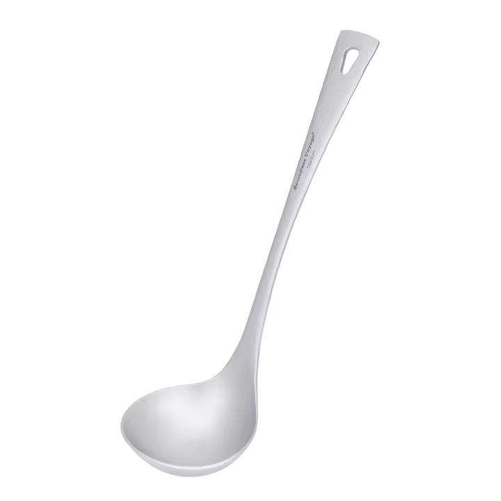 Cuchara De Titanio Boundless Voyage Para Camping Y Viajes Reutilizable Utensilio De Cocina Redondo Para Hogar Y Acampar - 1