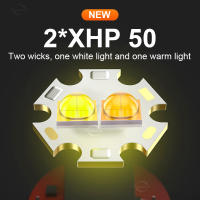 Linterna Frontal LED Potente 200000LM XHP300 Con Sensor Doble Luz Blanca Y Cálida Para Pesca Y Camping Impermeable 18650 - details 4