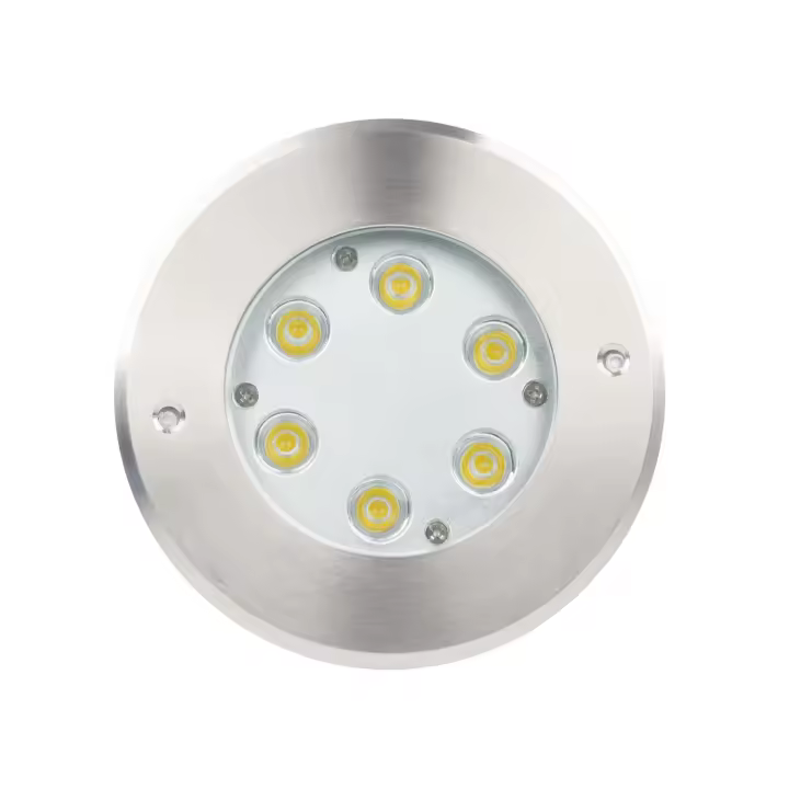 Ledkia Foco Exterior LED 7W Empotrable Suelo Inox 3000K Blanco Cálido - 1