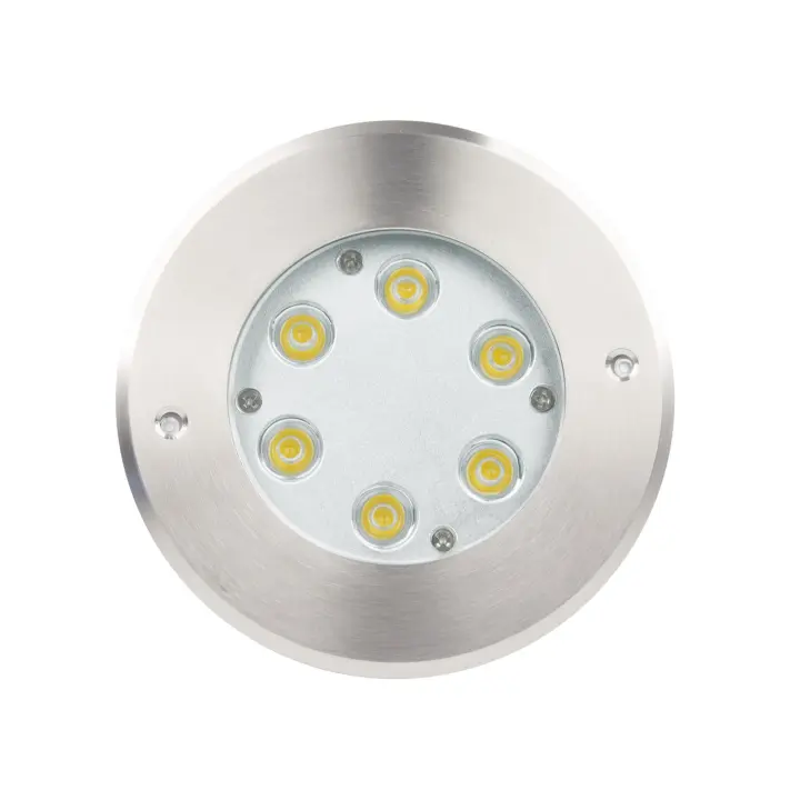 Ledkia Foco Exterior LED 7W Empotrable Suelo Inox 3000K Blanco Cálido - 1