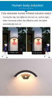 Lámpara De Pared Inteligente Con Sensor De Movimiento PIR Impermeable Para Exterior Iluminación De Jardín Y Pasillo Moderna LED Incluida Instalación Auto-Contenida - details 4