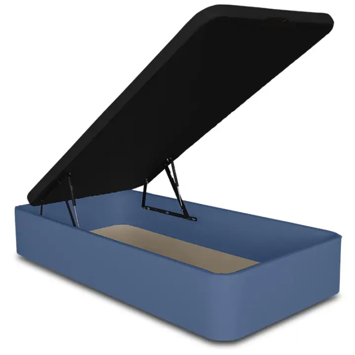 Canape Abatible Tapizado SERENA - Gran Capacidad - Modelo Individual - Tela Polipiel - Ventadecolchones.com - 1