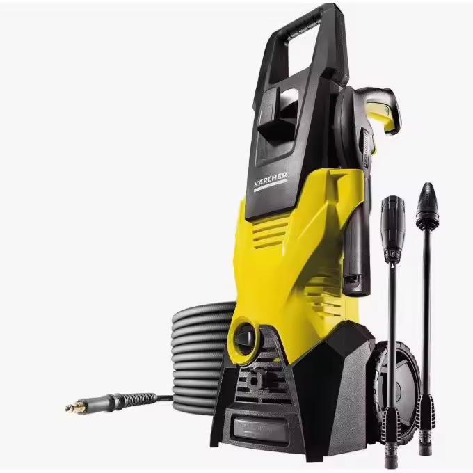 Kärcher Hidrolimpiadora Industrial de Alta Presión K 3 K3, Presión: máx.120 Bar, Caudal: 380L/h, Filtro Agua, Manguera Alta Presión y Pistola, Boquilla Turbo, Lanza Pulverizadora, Ideal para Limpiar Moto, Coche, Jardín, Exteriores - 1