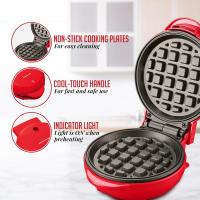 Máquina de gofres eléctrica para el desayuno, Mini olla para gofres, horno para pasteles, huevos, burbujas - details 2