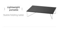 Mesa De Camping Compacta Y Portátil WESTTUNE Ultraligera Plegable De Aleación De Aluminio Para Acampar Y Senderismo - details 5