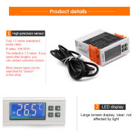 Controlador De Temperatura Para Refrigerador STC-8080A+ Timer De Deshielo Automático Con Solenoide Monoproya Inteligente - details 4