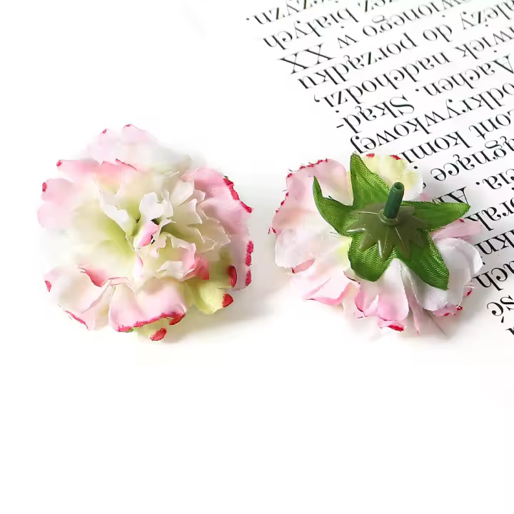 10/20Pcs Cabezas De Rosa Artificial De 5cm En Seda Para Decoración De Boda Árbol De Navidad Caja De Regalo Accesorios - 1