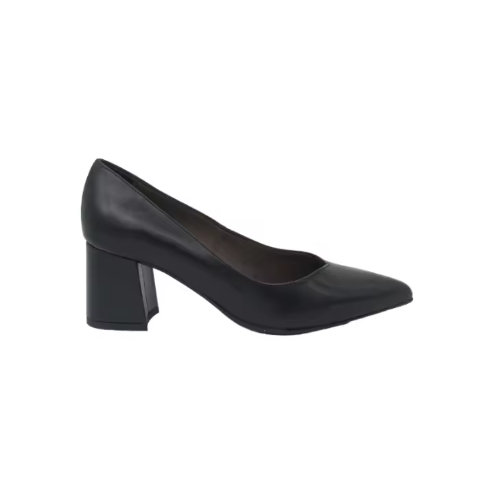 zapato salon piel con tacon 5 cm fabricado en españa - 1