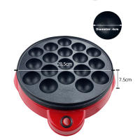 Máquina De Hornear Chibi Maruko 220V Horno Eléctrico Para Bobinas De Calamar Takoyaki Plataforma De Asado Profesional Herramientas De Cocina - details 2