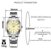 Reloj De Pulsera De Lujo Para Hombre ADDIESDIVE 2024 Cuarzo Acero Inoxidable Vidrio De Zafiro Resistente Al Agua 100m Análogo - details 2