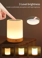 Lámpara De Noche LED RGB Con Control Remoto Y Sensor Táctil 13 Colores Regulable Luz De Mesa Para Dormitorio Decoración De Habitación - details 2