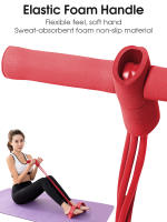 Cuatro Tubos Ajustador De Tensión Pedal Multi Funcional Equipo De Fitness Doméstico Bandas Elásticas Para Yoga Fortalecimiento Abdominal - details 5