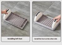 Soporte Para Pies Con Superficie De Masaje Ergonómica Para Oficina Y Hogar Soporte Para Pies Para Escritorio Instalación De Montaje - details 5