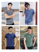 Camiseta De Seda Helada Delgada Para Hombres Dukeen Verano Cuello Redondo Manga Corta Suave Fitness Tops Modal Algodón Oversize Tees Casual Transpirable Ligera Secado Rápido Protección Solar Estirable Sin Capucha - details 4