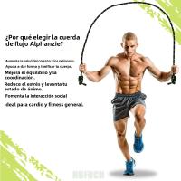 Correa De Ejercicio Para Fitness Doble Trenzado Ajustable Para Hombres Y Mujeres Gimnasio Doméstico Correa De Saltar Para Entrenamiento Cardio De Cintura Brazos Piernas Y Abdomen - details 1