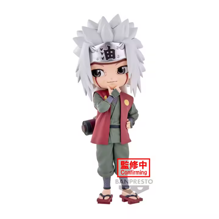 Figura Jiraiya Naruto Shippuden Q posket 14cmFigura  Coleccionable - Idea de Regalo- Mercancia Oficial - Juguetes para Niños y Adultos - Movies Fans - Muñeco para Coleccionistas y Exposición - 1