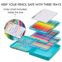 KALOUR Set De Lápices De Colores Profesionales 50/72/180/240/300 Pcs Lápices De Aceite Para Dibujos Y Pintura Artística Suministros Para Colorear - details 115