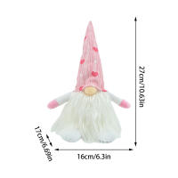 Muñeco De Peluche Sin Cara Para Día De San Valentín Regalo De Aniversario Navidad Decoración De Escritorio Hogar Y Fiesta - details 12