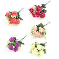 Bouquet De 1 Vaso De Hiedra Artificial Con 5 Cabezas De Algodón Decoración De Hogar Y Boda Falsa Lujo Para Interior Y Exterior - details 13