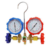 Juego De Medidores De Manifold R410A R22 R134a R404A Para Refrigeración HVAC Con Tubos Y Adaptadores De Conexión Ajustable Para Servicio De Recarga - details 2