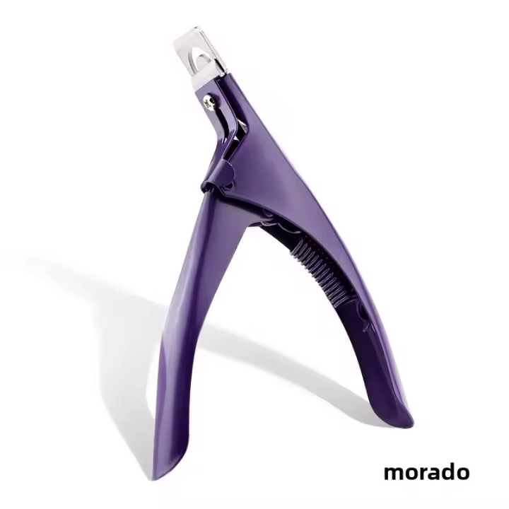Cortauñas Profesional Acero Inoxidable U Tipo Cortador De Borde De Uñas Acrílicas Herramientas De Manicura Para Dedos - 1