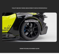 Modelo De Coche De Aleación Aston Martin Vulcan 1:32 Con Sonido Y Luz Vehículos Decorativos Juguetes Para Niños Regalo Metal - details 3