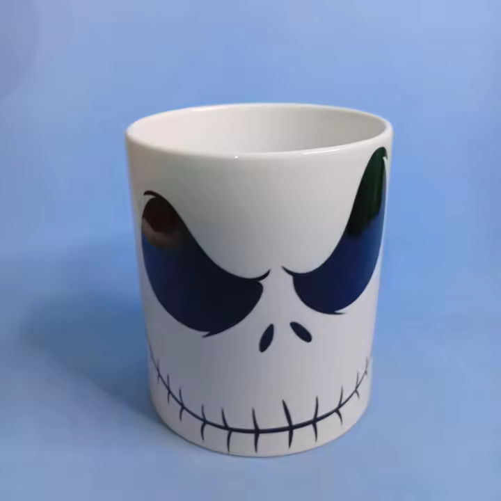Taza Jack Skellington Pesadilla Antes de Navidad | The Nightmare Before Christmas | Taza Disney Oscura de Cerámica | Regalo Original - 1