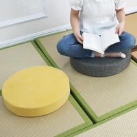 Cojín Redondo De Asiento 35Cm Alta Resilencia Para Silla De Comedor Cubierta Lavable Antideslizante De Lino Mecánico Filling De Memoria De Espuma - details 6