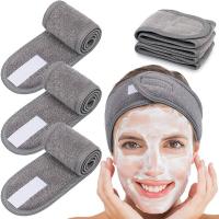 Headband Ajustable Para Mujer Spa Ancho Para Pelo Yoga Baño Ducha Accesorios De Cabello Suaves Para Maquillaje Cuidado Facial - details 0