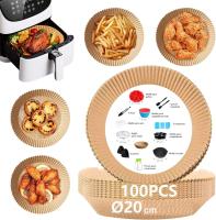 Accesorios freidora de Aire, Compatible con Air Fryer, Philips, Ninja, Cloen, Cosori, Moulinex, Tefal, Cecotec. Incluye 13 Accesorios, Bandeja de Silicone, Pinzas, 100 Piezas de Papel y Mucho más. - details 1