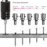Kit Multifunción Instalación Anclajes Pared Hormigón - Manual + Taladro Anclajes + Remachadora + Clavadora - Uso Doméstico - details 6